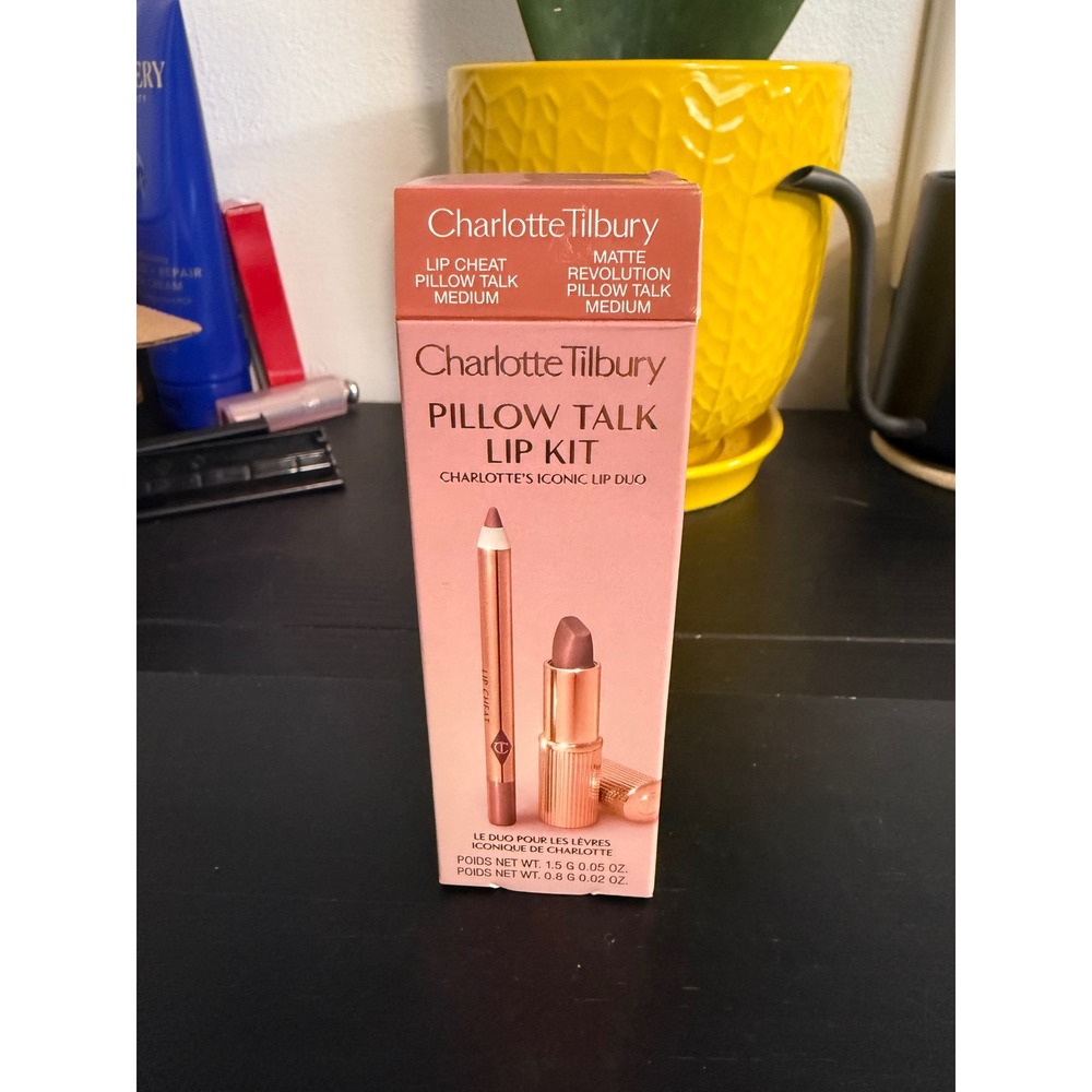 Charlotte Tilbury Pillow Talk Lip Kit Medium Matte Revolution new in box